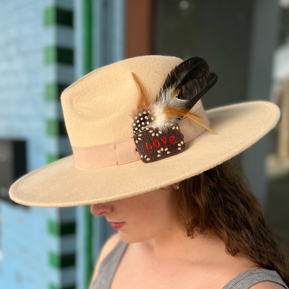 Boho Western Hat OOAK